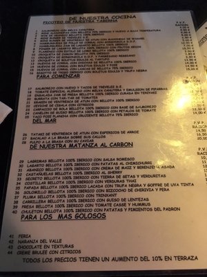 Menu photo 2 Taberna de Jam Granada, GR