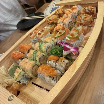 Sushi Yama - Salmon Roll, atomic volcano roll, bubba gump roll, Kobe 24 roll, fresh passion roll, Naruto roll - Asian Fusion Near Me - Pembroke Pines, Florida Sushi Yama - Salmon Roll, atomic volcano roll, bubba gump roll, Kobe 24 roll, fresh passion roll, Naruto roll - Asian Fusion Near Me - Pembroke Pines, Florida