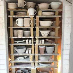 David Cole Pottery - Kiln loaded