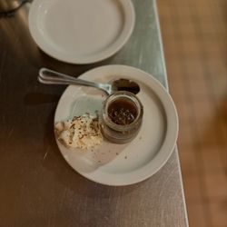 The Lost Vine - Chocolate budino! A homemade, creamy and rich chocolate pudding with caramel and whipped cream