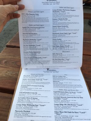 Menu photo 3 The Barrel - Estes Park Estes Park, CO