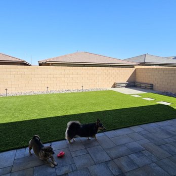 Big Bully Turf - We still can't get over how lovely it is to look outside our sliders and windows and see this beautiful backyard! No more dirt and ruble! - Landscaping Near Me - Henderson, Nevada