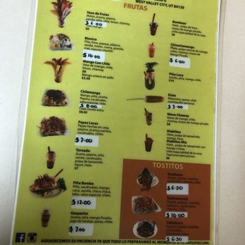 Antojitos Luna - Menu - Juice Bars & Smoothies Near Me - West Valley City, Utah