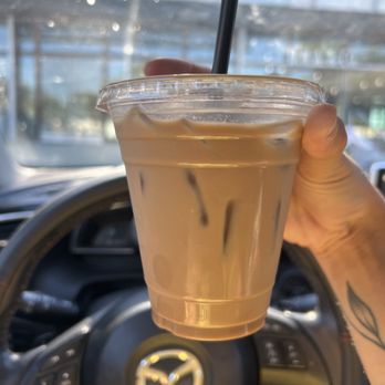 KIT Coffee - iced cortado with oat milk and i've - Coffee & Tea Near Me - Newport Beach, California
