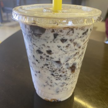 Hamadaya Bakery - 7/20/21 (tue): Iced Coffee Jelly Milk. Soooo good! - Bakeries Near Me - Irvine, California