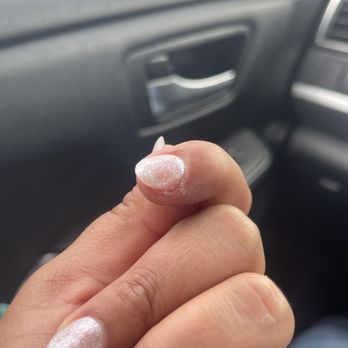 Nice Nails - Acrylic stuck on on cuticles and under nail - Nail Salons Near Me - Oxnard, California Nice Nails - Acrylic stuck on on cuticles and under nail - Nail Salons Near Me - Oxnard, California