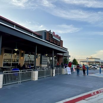 Portillo's Denton - the outside of a restaurant - Hot Dogs Near Me - Denton, Texas