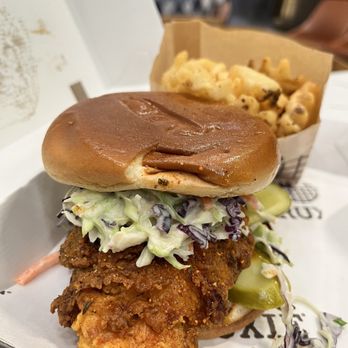 Bruxie - Chicken sandwich and waffle fries - Sandwiches Near Me - Costa Mesa, California Bruxie - Chicken sandwich and waffle fries - Sandwiches Near Me - Costa Mesa, California