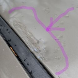 Roadrunner Freight - Driver side indent close up