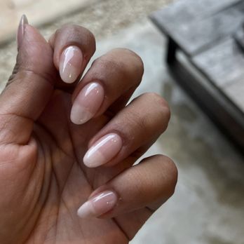 Halo Day Spa - SNS on natural nail - Nail Salons Near Me - Columbia, Maryland