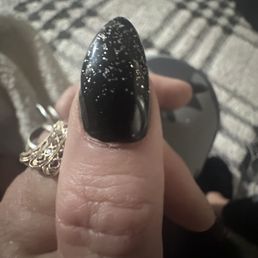 No filing around the cuticle or sides