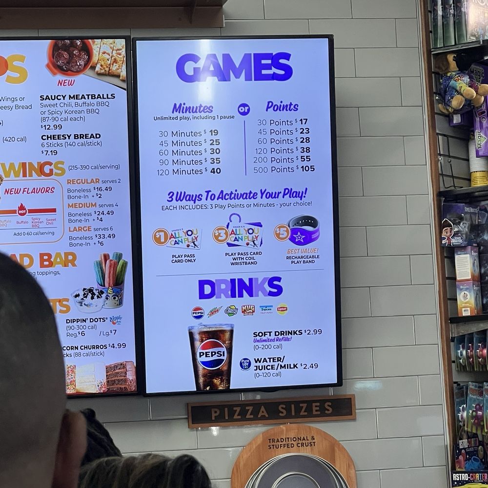 Chuck E. Cheese - Menu - Pizza Near Me - Chesapeake, Virginia Chuck E. Cheese - Menu - Pizza Near Me - Chesapeake, Virginia