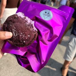 Ube ice cream sandwhich Ube ice cream sandwhich
