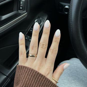 Excellent Nails - Milky white dip - Nail Salons Near Me - Mountain View, California Excellent Nails - Milky white dip - Nail Salons Near Me - Mountain View, California