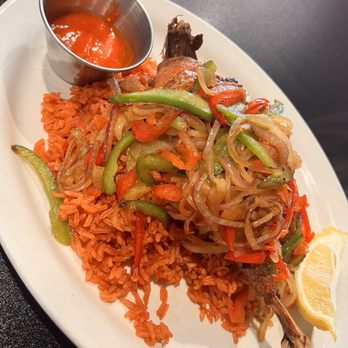 Samiflorencia African Cuisine - GRILLED HALF AFRICAN CHICKEN - Food Delivery Services Near Me - Chicago, Illinois
