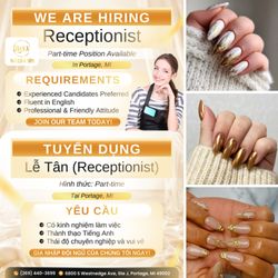Luxx Nails & Spa - /Vietnamese Below/
   : - ! 
 In Portage, MI

Are you a people person