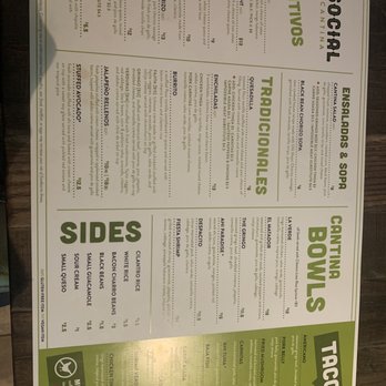 Social Cantina - Menu - Mexican Near Me - Indianapolis, Indiana