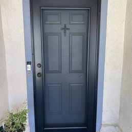 New security door New security door