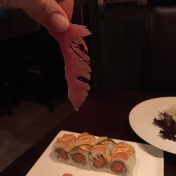 Super Ninja - This was a piece of tuna on a hunk of rice. - Japanese Near Me - Virginia Beach, Virginia Super Ninja - This was a piece of tuna on a hunk of rice. - Japanese Near Me - Virginia Beach, Virginia