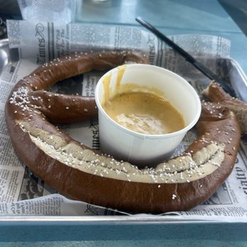 Big Top Brewing - Pretzel and beer cheese - Breweries Near Me - Sarasota, Florida