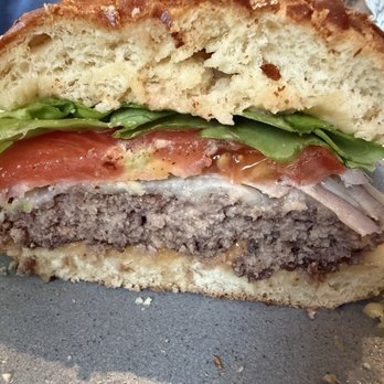 BLDG - Nicely cooked burger - New American Near Me - New Haven, Connecticut