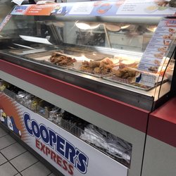 Short Stop - Cooper's Express (chicken) and Border Tacos. I didn't take a pic of their menu. They have a lot of different stuff on the menu.