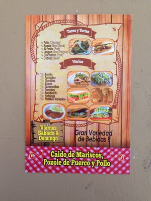 Menu photo 2 Taqueria La Estrellita Rutledge, TN