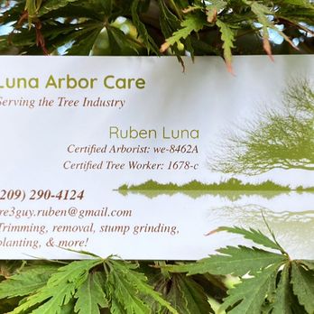 Luna Arbor Care - Business card! - Tree Services Near Me Luna Arbor Care - Business card! - Tree Services Near Me