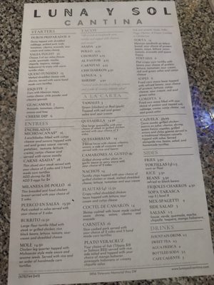 Menu photo 5 Luna y Sol Cantina Austell, GA Menu photo 5 Luna y Sol Cantina Austell, GA