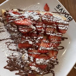Strawberry Nutella Crepe Strawberry Nutella Crepe