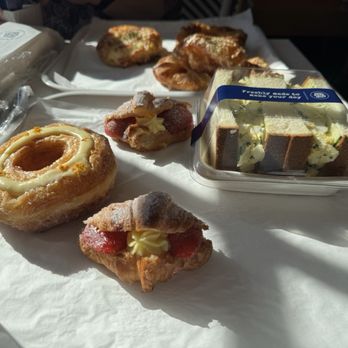 Paris Baguette - Some assorted sweet and savory pastries and egg salad sandwich. - Bakeries Near Me - Winter Garden, Florida Paris Baguette - Some assorted sweet and savory pastries and egg salad sandwich. - Bakeries Near Me - Winter Garden, Florida
