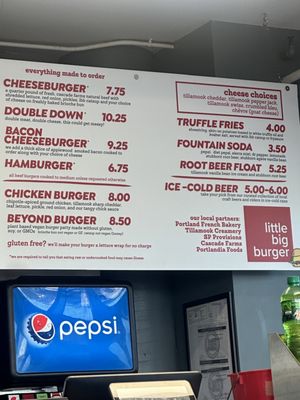 Menu photo 1 Little Big Burger Eugene, OR