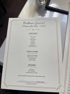 Menu photo 5 Bodrum Restaurant Venice, FL Menu photo 5 Bodrum Restaurant Venice, FL