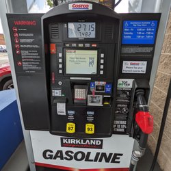 Costco Gasoline - 9/4/2022 prices: $3.429/gal regular and $3.629/gal premium. Pump #10 interface. Gas station business hours posted in upper right.