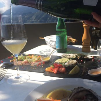 Torre Normanna - Skip the Crystal and order a bottle or Ferrari Prosecco instead (you're in Italy, not France after all) - Italian Near Me - Maiori, SA Torre Normanna - Skip the Crystal and order a bottle or Ferrari Prosecco instead (you're in Italy, not France after all) - Italian Near Me - Maiori, SA