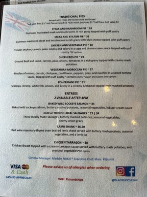 Menu photo 4 Black Goose Inn Parksville, BC Menu photo 4 Black Goose Inn Parksville, BC