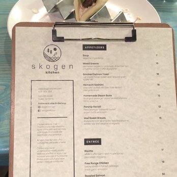 Skogen Kitchen - The menu - New American Near Me - Custer, South Dakota