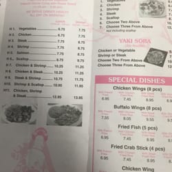 Right inside of menu