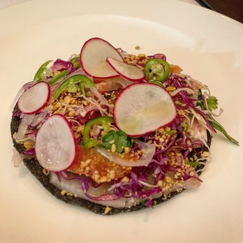 TRIS - Hamachi tostado - New American Near Me - The Woodlands, Texas TRIS - Hamachi tostado - New American Near Me - The Woodlands, Texas