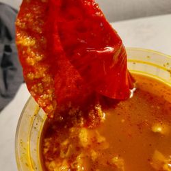 El Taco Grande - Menudo bowl, cupcake wrapper