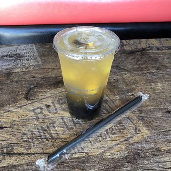 Triple-T - Peach green tea w boba - Noodles Near Me - Gardena, California Triple-T - Peach green tea w boba - Noodles Near Me - Gardena, California