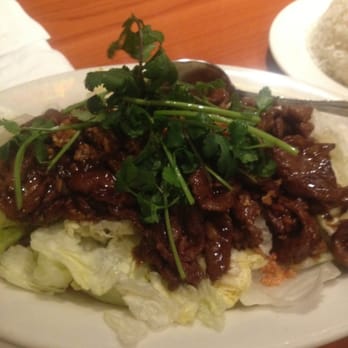 Thai Cafe - Garlic beef - Thai Near Me - Irvine, California