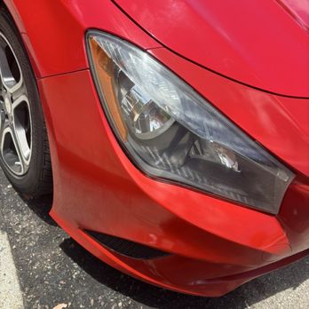 Unique Auto Center - Spray painted, bumper flat paint orange in the light so horrible - Used Car Dealers Near Me - Bloomington, California