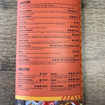 Coyote Grill - Breakfast menu June 2024 - Mexican Near Me - Laguna Beach, California