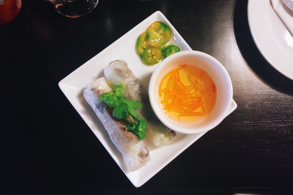 Photo of Long Bay - New York, NY, US. Grilled Pork summer rolls.