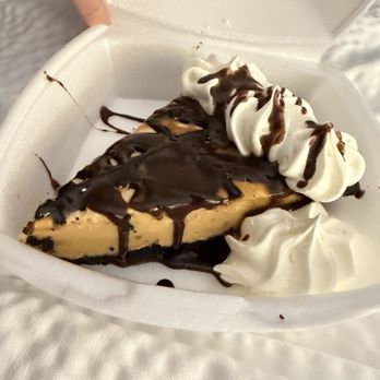 Green Marlin Restaurant And Bar - Peanut butter pie. Creamy, right amount of tang and delicious crust. - Seafood Near Me - Vero Beach, Florida Green Marlin Restaurant And Bar - Peanut butter pie. Creamy, right amount of tang and delicious crust. - Seafood Near Me - Vero Beach, Florida