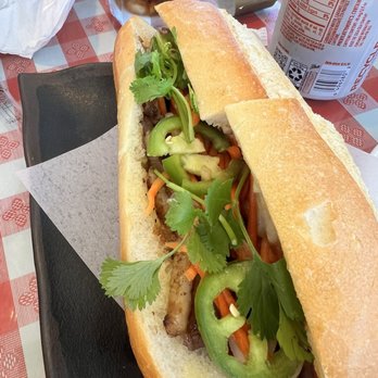 3 Bros Vietnamese Cuisine - Grilled Pork Vietnamese Sandwich - Bánh Mì Heo Nướng - Vietnamese Near Me - Burien , Washington