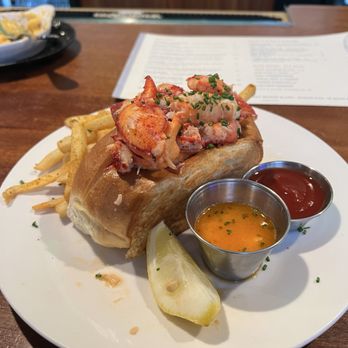 Hook & Anchor - Another angled of the Lobster Roll. - Seafood Near Me - Costa Mesa, California Hook & Anchor - Another angled of the Lobster Roll. - Seafood Near Me - Costa Mesa, California