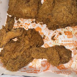 Popeyes Louisiana Kitchen - Grease soaked chicken fried in old oil