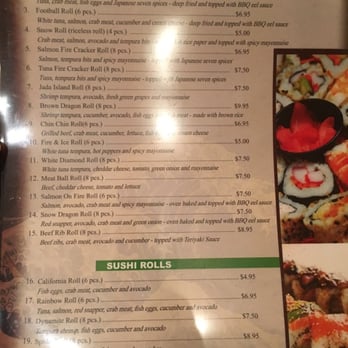 Echo Sushi - Using the AYCE menu posted by other reviewers, you can use this photo to see what items are used in the roll. (1 of 3) - Sushi Bars Near Me - Toronto, Ontario Echo Sushi - Using the AYCE menu posted by other reviewers, you can use this photo to see what items are used in the roll. (1 of 3) - Sushi Bars Near Me - Toronto, Ontario